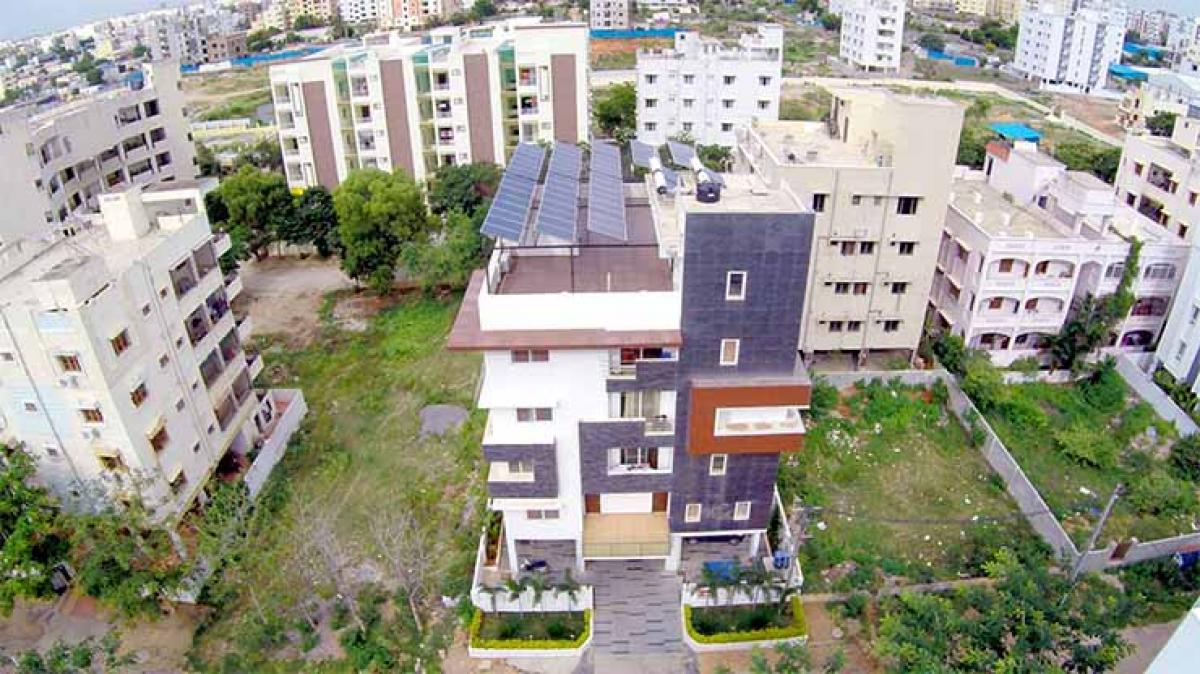 India’s first solar powered apartment in Kondapur